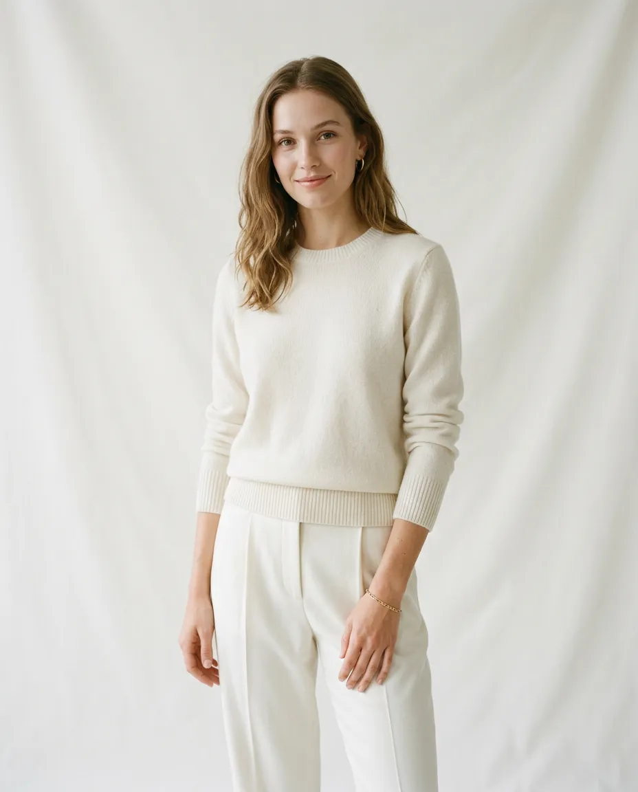 Ivory Cashmere Knit
